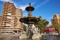 Alameda fountain in albereda at Valencia Royalty Free Stock Photo
