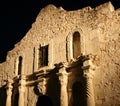 Alamo illuminated at night Royalty Free Stock Photo