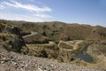 Alamo lake state park. Road to Williams river Royalty Free Stock Photo