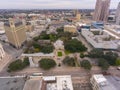 The Alamo Mission aerial view, San Antonio, Texas, USA Royalty Free Stock Photo