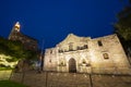 The Alamo Mission at night, San Antonio, Texas, USA Royalty Free Stock Photo