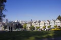 Alamo square and the Painted Ladies in San Francisco