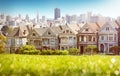 Alamo Square, San Francisco Royalty Free Stock Photo