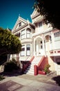 Alamo Square, San Francisco, USA Royalty Free Stock Photo