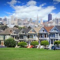 Alamo Square Royalty Free Stock Photo