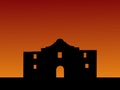 The Alamo at sunset Royalty Free Stock Photo