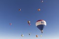 Alamogordo, Balloon Fiesta on White Sands National Monument in Alamogordo, New Mexico USA
