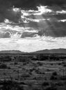 Alamogordo to El Paso Highway 54 Monochrome