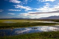 Alamosa National Wildlife Refuge in southern Colorado at dawn Royalty Free Stock Photo