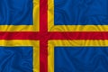 Aland islands flag