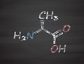 Alanine (L-alanine, Ala, A) amino acid molecule