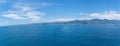 Alanya coastline view from the sea Royalty Free Stock Photo