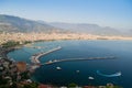 Alanya peninsula, Alanya, Turkey. Tourist ships on the Mediterranean Sea