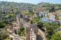 Castle walls in Alanya, Turkey