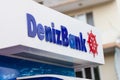 Cash dispenser from DenizBank Royalty Free Stock Photo