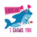 Valentine, I Chews choose You - T-Shirts, Hoodie, Tank, gifts. Royalty Free Stock Photo