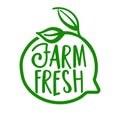 Farm fresh - Support farmhouse business, buy fresh products Royalty Free Stock Photo