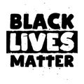 Black lives matter - stop racism, lovely slogan against discrimination.