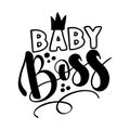 Baby Boss - Scandinavian style illustration text