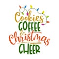 Cookies, coffee and Christmas cheer Royalty Free Stock Photo