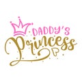 Daddy`s Princess - Baby Shower text