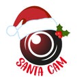 Santa Cam - Santa`s calligraphy phrase for Christmas