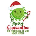 Merry Quarantine, the Christmas we will never forget Royalty Free Stock Photo