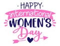 Happy International Women`s Day - International Womens Day greeting card