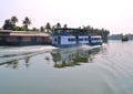 Public transport boat in the canals of Aleppey Royalty Free Stock Photo