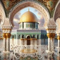 Alaqsa mosque Palestine Alquds ai generator