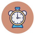 Alarm, alarm clock Vector Icon which can easily edit