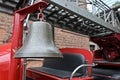 Alarm bell on old fire truck