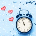 Alarm clock and hearts