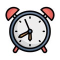 Alarm clock, campaign timing Vector icon which can easily modify