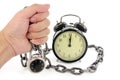 Alarm clock and chain