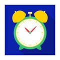 Alarm clock for early Wake up to school. Watch so as not to be late for school .School And Education single icon in flat