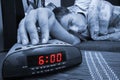 Alarm clock guy Royalty Free Stock Photo