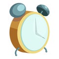 Alarm clock icon, cartoon style Royalty Free Stock Photo