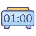 Alarm clock Isolated Vector Icon fully editable Royalty Free Stock Photo