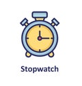 Alarm Clock Isolated Vector Icon which can easily modify or edit Alarm Clock Isolated Vector Icon which can easily modify or edit Royalty Free Stock Photo