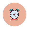 Alarm clock Isolated Vector icon which can easily modify or edit Royalty Free Stock Photo