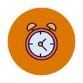 Alarm clock Isolated Vector icon which can easily modify or edit Royalty Free Stock Photo