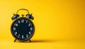 Alarm clock ringing, waking up for countdown timer generated by AI Royalty Free Stock Photo