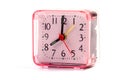 Alarm clock in time concept isolated Royalty Free Stock Photo