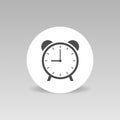 Alarm clock vector icon isolated. Vector illustration