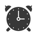 Alarm clock vectoricon pixel perfect design