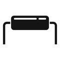 Alarm diode icon simple vector. Bulb component