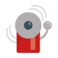 Alarm fire emergency alert icon