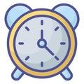 Alarm Isolated Vector Icon fully editable Royalty Free Stock Photo