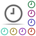 alarm later icon. Elements of web in multi color style icons. Simple icon for websites, web design, mobile app, info graphics Royalty Free Stock Photo